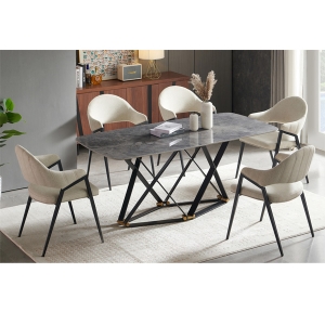 Factory Directly sale home furniture Dinner table and chairs furniture