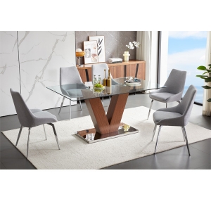 REC Dining table and chairs set for home furniture